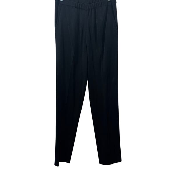 Ming Wang Black Knit Pull-On Tapered Pants - Size Small - Picture 2 of 12